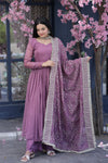 Onion Tebby Silk Plazzosuit With Embroidery & Sequins Work Dupatta