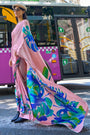 Light Pink Satin Crepe Saree