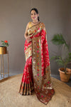 Red Colour Paithani Soft Silk Saree