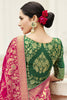 Magenta Silk Saree With Zari Weaving Work