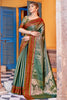Sage Green Kanjivaram Silk Saree With Weaving