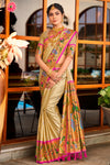 Beige Paithani Saree With Blouse set