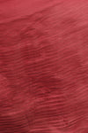 Dark Red Pleated Rangoli Silk Saree with Belt