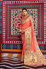 Lovely Peach Colour Kanjivaram Saree