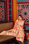 Lovely Peach Colour Kanjivaram Saree