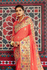 Lovely Peach Colour Kanjivaram Saree