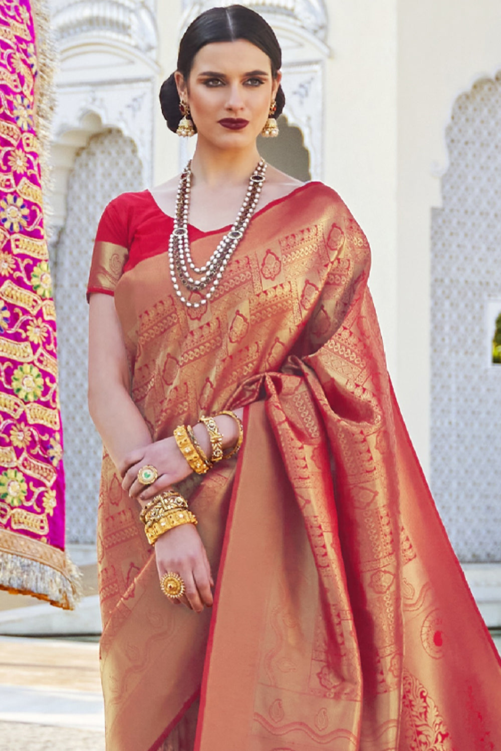 Gorgeous Kanjivaram Saree For Wedding