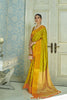 Party Wear Yellow Banarasi Silk Saree