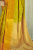 Party Wear Yellow Banarasi Silk Saree