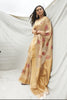 Almond White Colour Cotton Silk Saree With Plan Blouse - Bahuji - Premium Silk Sarees Online Shopping Store