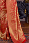 Glossy look kanjivaram Saree 