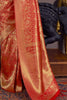 Glossy look kanjivaram Saree 