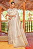 White Beautiful Kanjivaram Saree