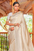 White Beautiful Kanjivaram Saree
