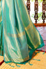 Blue zaree kanjivaram silk saree