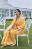 Granola Yellow Lucknowi Cotton Silk Saree With Plan Blouse - Bahuji - Premium Silk Sarees Online Shopping Store