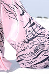 Baby Pink printed Woven Digital Silk Saree With Blouse - Bahuji - Premium Silk Sarees Online Shopping Store