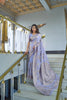 Lovender Zari Weaving Banarasi saree