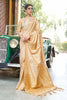 Ravishing Gold Yellow Banarasi Saree