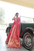 Fency Pink Color Heavy Pallu Banarasi Saree