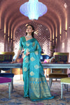 Best of all SkyBlue Kanjivaram Saree