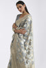 Festival Grey Banarasi Silk Saree