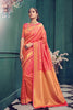 Vintage pink  kanjivaram silk saree