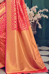 Vintage pink  kanjivaram silk saree