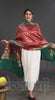 Red and Green combination heavy look Zari Woven Jacquard Dupatta
