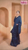 Assure Blue Lycra Saree with Thread and Sequins Embroidery Work