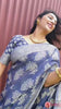 Lucknowi Cotton Silk Saree With Work Blouse