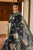 Black Soft Linen Banarasi Saree 