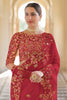 Red Superior Designer Premium Saree with Blouse Set
