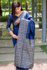 Stylish Rich Pallu Navy Blue Colour Silk Saree With Blouse