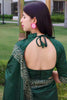 Latest Rich Pallu Green Colour Silk Saree With Blouse