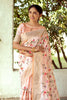 Peach Mysore Silk With Swarovski Diamond Saree