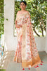 Peach Mysore Silk With Swarovski Diamond Saree