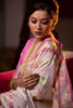 Baby Pink Banarasi Silk Saree With Meena Weaving