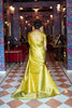 Henna Green Golden Zari Banarasi Saree With matching Blouse