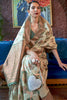 Light Green Organza Shimmer Silk Saree