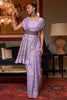 Purple Kashmiri Silk Saree With Handloom Weaving