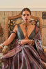 Shaded Violet Organza Silk Saree With Beautiful Pallu