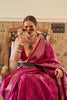 Shaded Blush Pink Organza Silk Saree With Beautiful Pallu