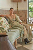Mint Green Satin Tissue Nylon Handloom Weaving Saree