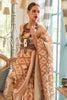 Skin Colour Woven With Pure Tissue Silk Banarasi Saree