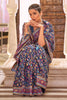 Stylish Blue Colour Soft Handloom Weaving Kashmiri Silk Saree