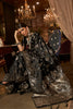 Black  Pure Satin Handloom Weaving