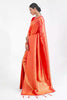 Shaded Red Silk Saree With Beautiful Pallu