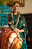 Green Pure Satin Silk Saree With Weaving Work