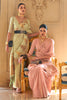 Pastel Green Tissue Saree With Handloom Weaving Work